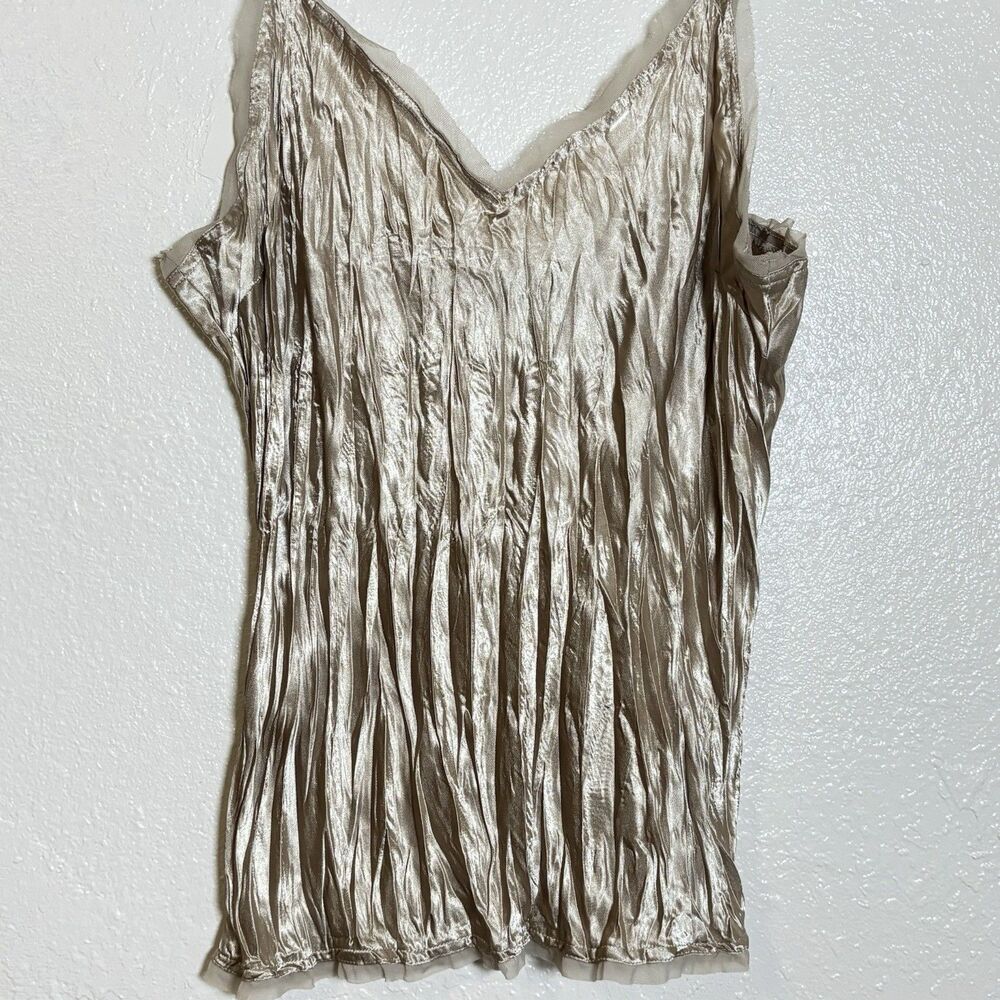 Y2K Twisted Crinkled Camisole Top Size 14